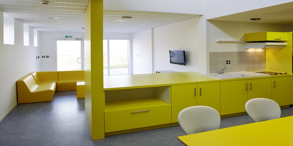 fin de chantier au centre departemental de l'enfance